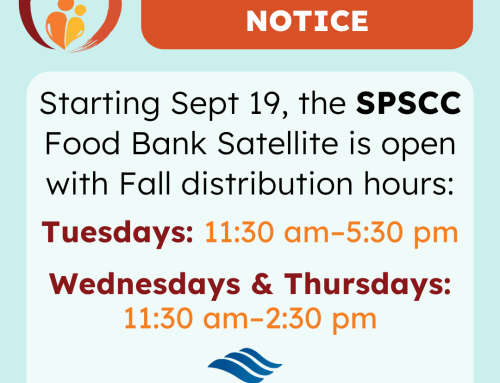 SPSCC Satellite back OPEN on Sept. 19th!
