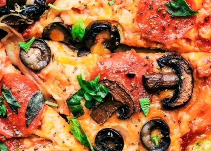 Zucchini Crust Pizza Image