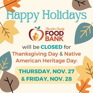 Closed Native Amer Heritage & Thanksgiving Nov 27 & 28