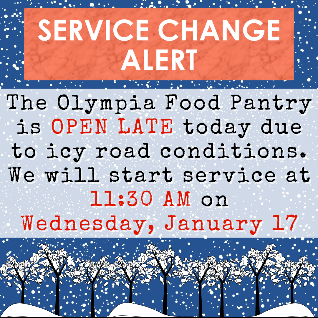 Olympia Icy Roads Service Update