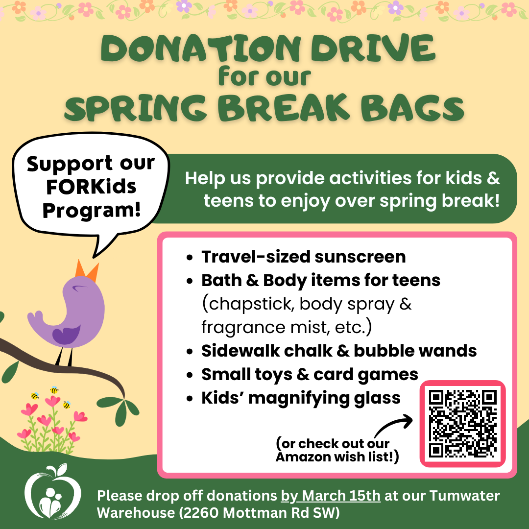 Spring Break Bags Donation Drive