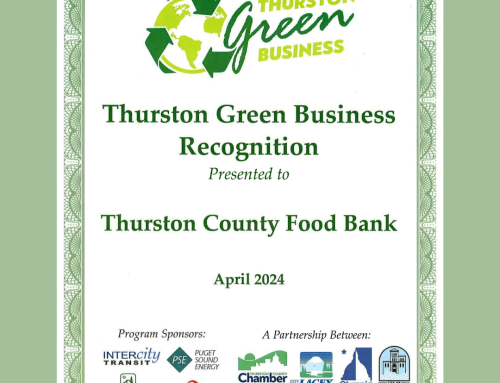 Thurston Green Business Recognition!