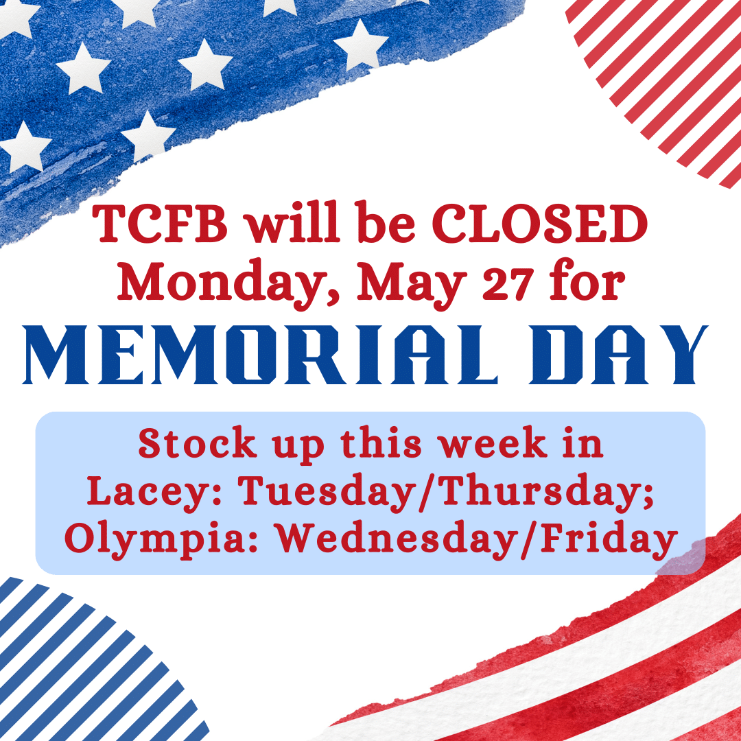 Closed for Memorial Day May 27 Graphic