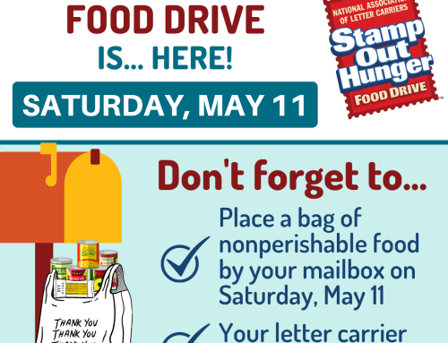 Stamp Out Hunger® Food Drive is Sat., May 11th!