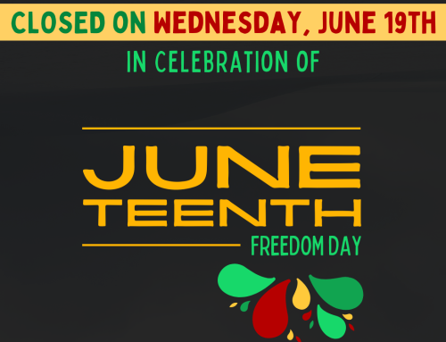 TCFB is CLOSED on Wednesday, June 19th for Juneteenth