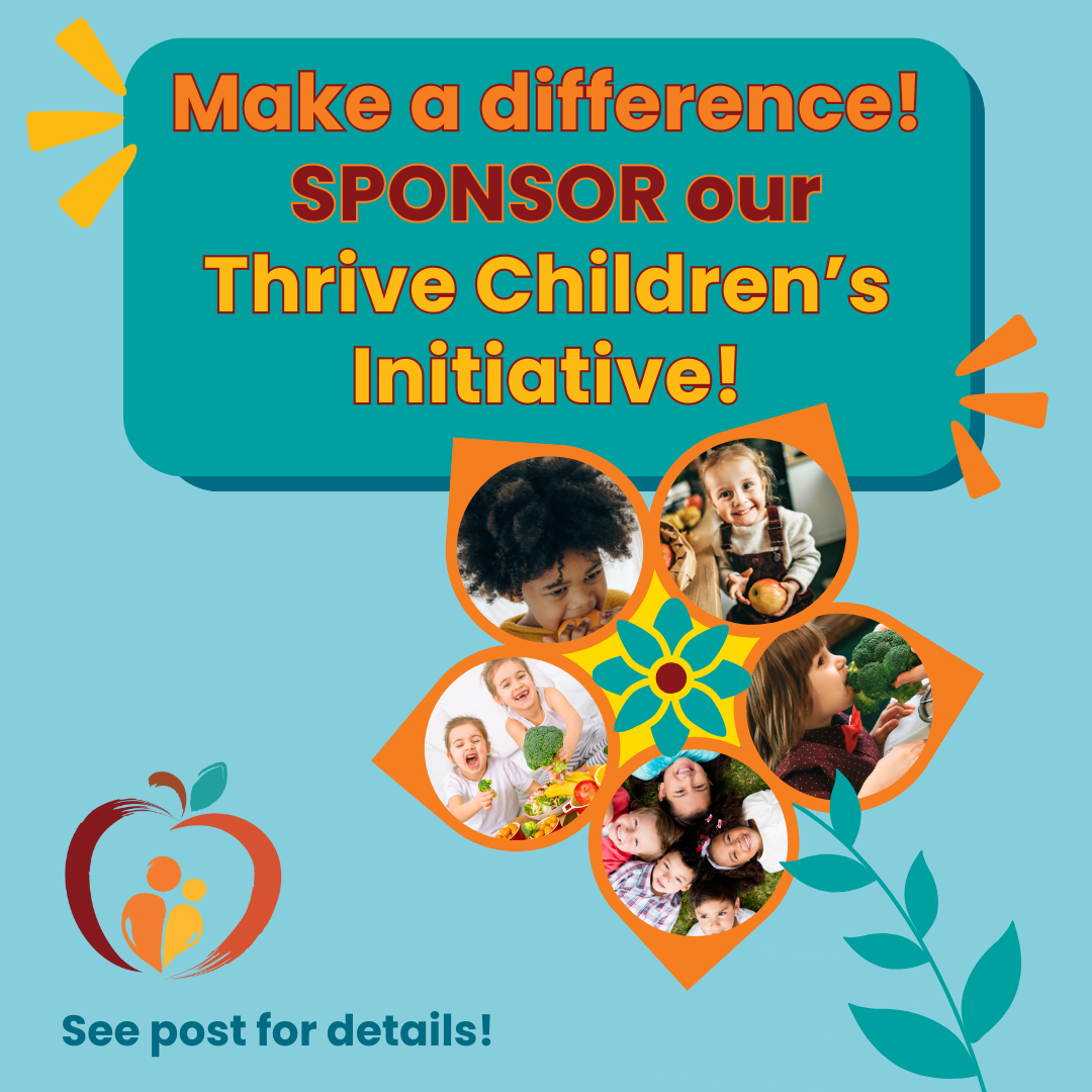 Sponsor Thrive Children's Campaign Graphic