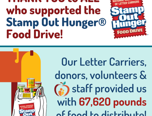 Thank You to ALL who Helped with the Stamp Out Hunger® Food Drive!