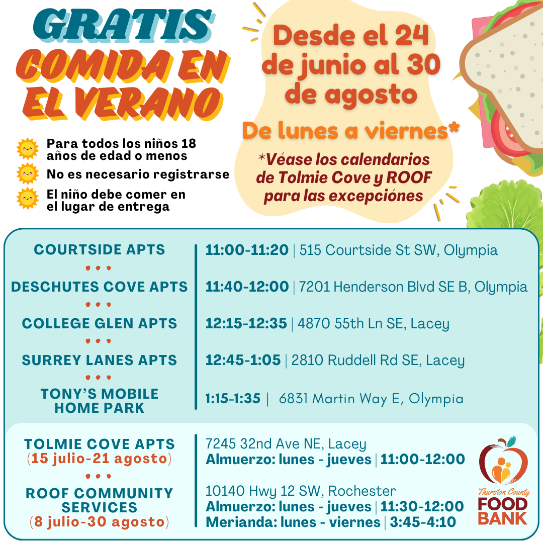 Summer Lunch Flyer 2024 – Spanish