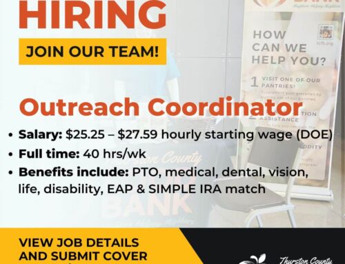 We Are Hiring — Outreach Coordinator