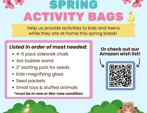 Donations for Spring Activity Bags for Kids!