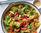 Sautéed Broccoli with Peanut Sauce Image
