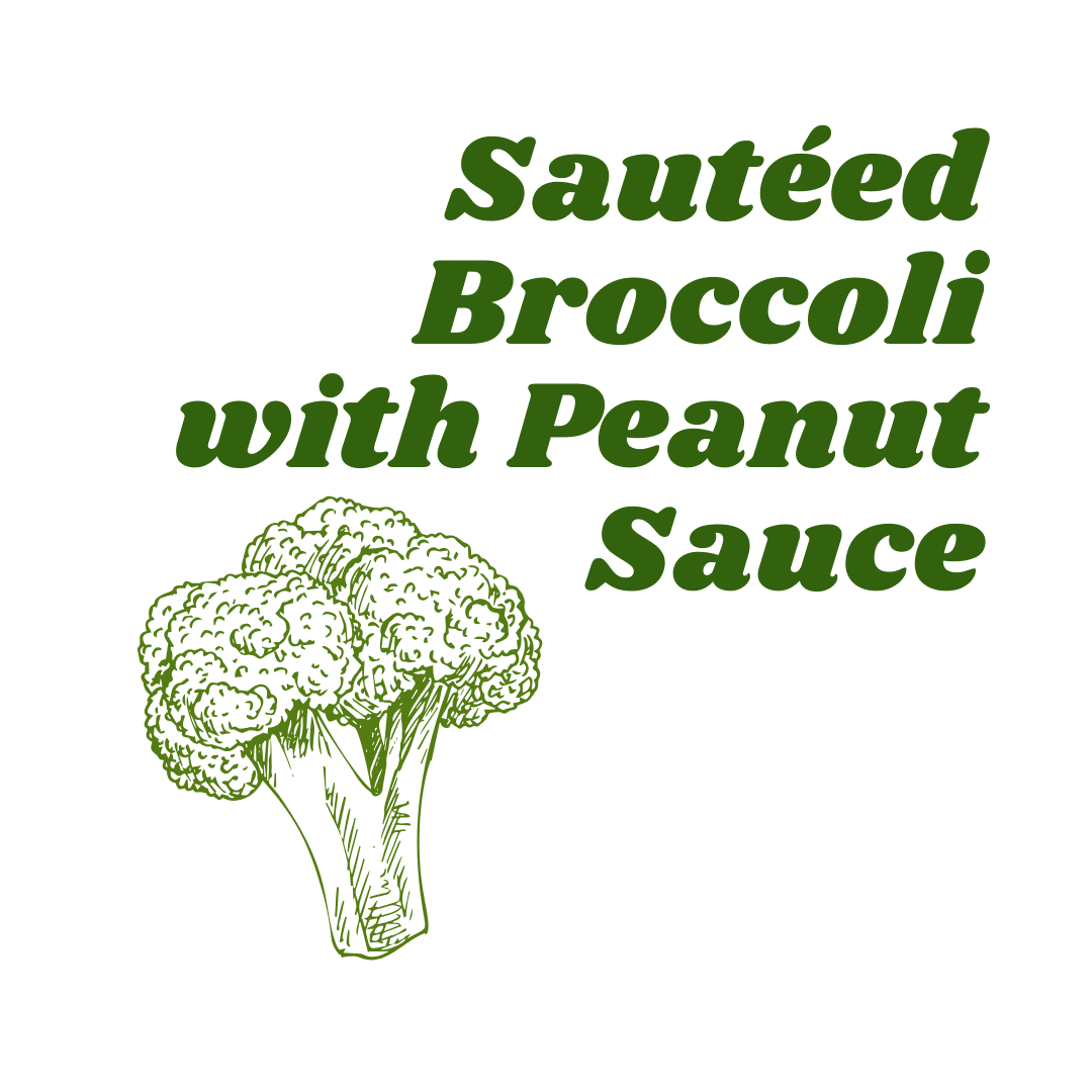 Sautéed Broccoli with Peanut Sauce Icon