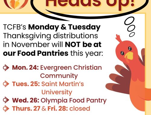 Heads-Up for Thanksgiving Distribution Location Changes!