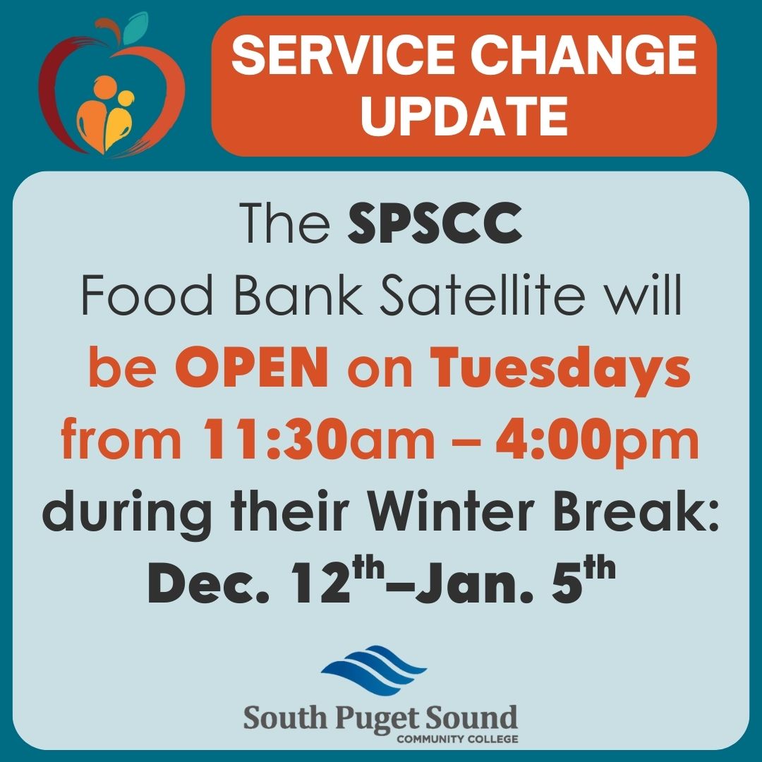 SPSCC Open Tuesday Winter Break Closure 2025