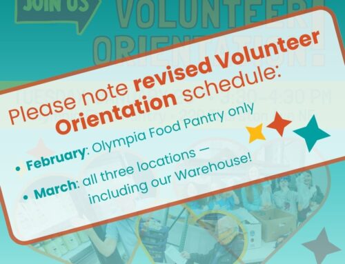 Volunteer Orientation Schedule for Feb/March 2026