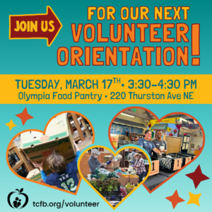 TCFB Volunteer Orientation Olympia